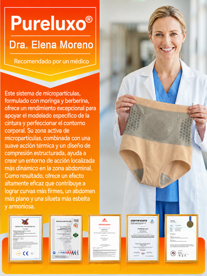🔥 Pureluxo® Shorts Avanzados para Moldear el Cuerpo y Favorecer la Quema de Grasa con Micropartículas 💖